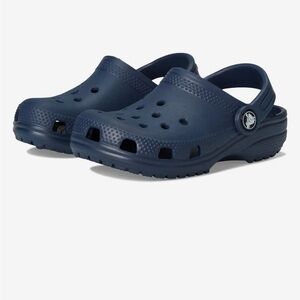 Navy Infant Early Walker Classic Crocs size 4 Toddler